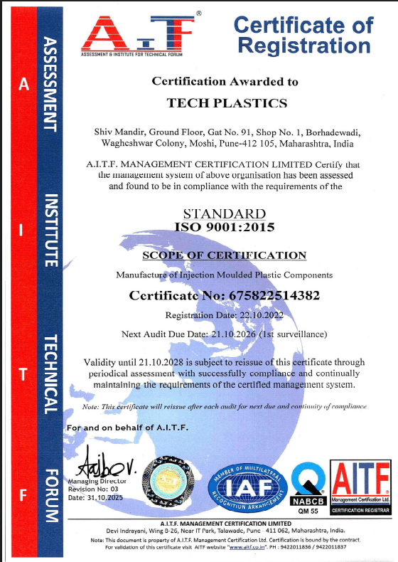 ISO 9001:2015 Certificate